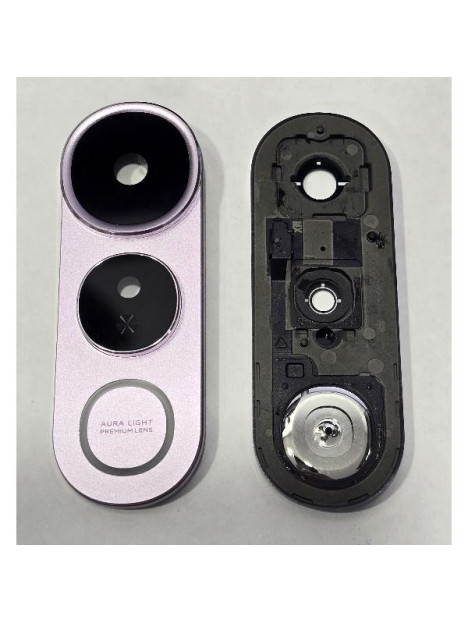 Cristal de camara para Vivo V50 Lite 5G con cubierta morada calidad premium