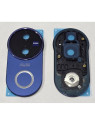 Cristal de camara para Vivo V50 5G con marco azul calidad premium