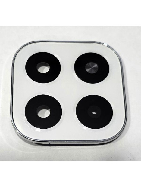 Cristal de camara para Honor X6C con cubierta blanca calidad premium