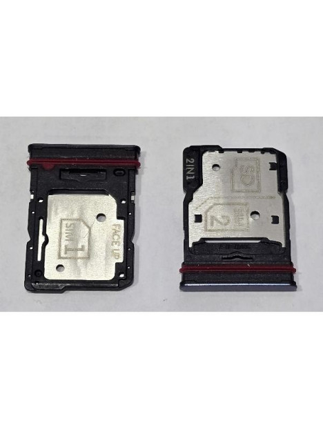 Soporte o bandeja sim morada Dual sim para Motorola Edge 60 Fusion 5G calidad premium