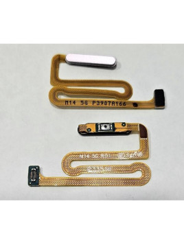 Flex sensor de huella plata para Samsung Galaxy M14 5G M146B calidad premium