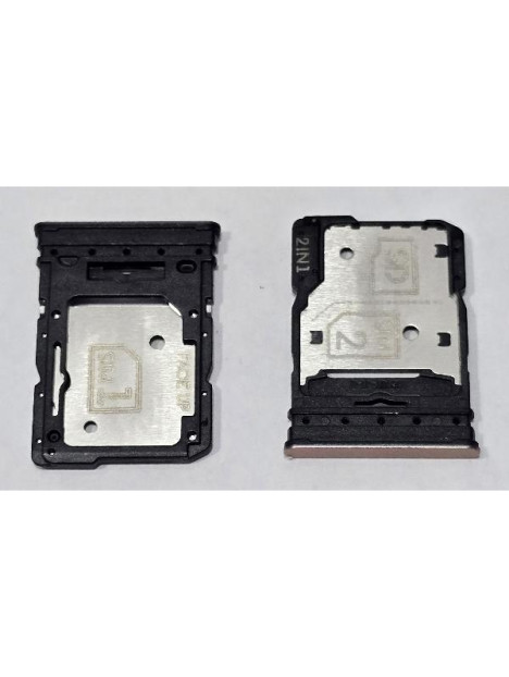 Soporte o bandeja sim rosa Dual sim para Motorola Edge 60 Fusion 5G calidad premium