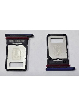 Soporte o bandeja sim azul Dual sim para Motorola Edge 60 Pro 5G calidad premium