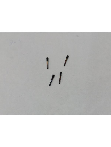 Set de 2 tornillos azules para iPhone 17 Pro A3256 iPhone 17 Pro Max A3257 calidad premium