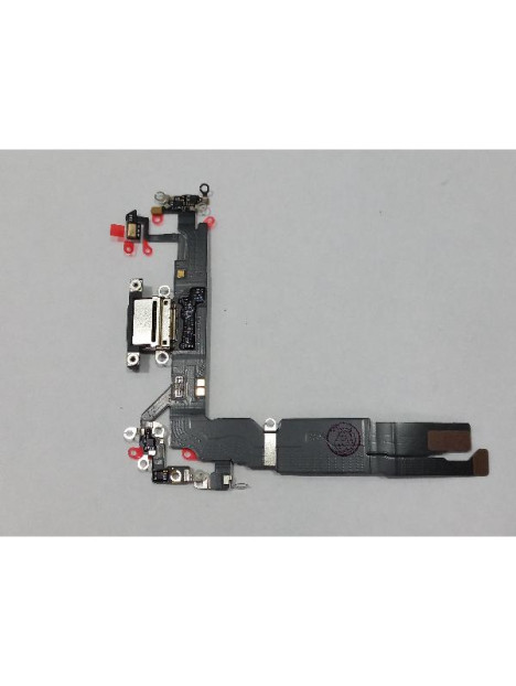 Flex puerto de carga negro para iPhone 17 A3258 calidad premium