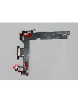 Flex puerto de carga negro para iPhone 17 A3258 calidad premium