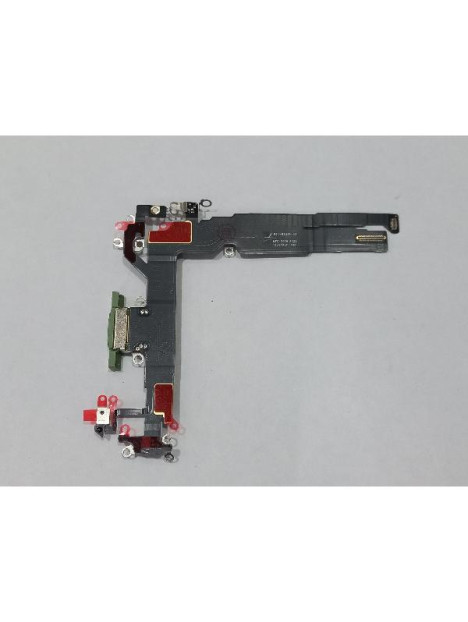 Flex puerto de carga verde para iPhone 17 A3258 calidad premium