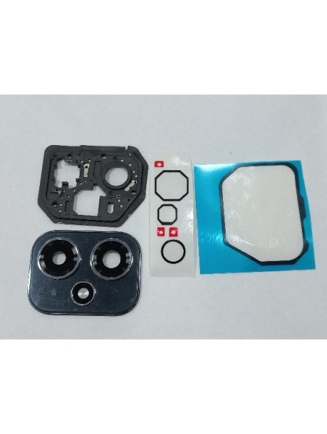 Cristal de camara para Honor 400 con cubierta negra calidad premium