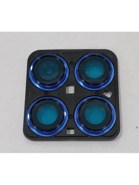 Marco de camara azul para Motorola Edge 70 5G calidad premium