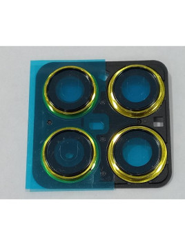 Marco de camara amarillo para Motorola Edge 70 5G calidad premium