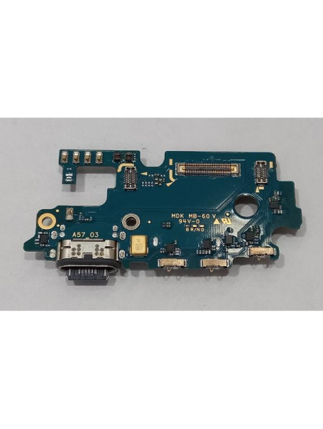 Flex puerto de carga mas lector sim y microfono para Samsung Galaxy A57 5G calidad premium