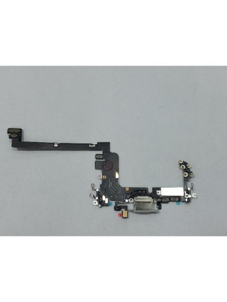 Flex puerto de carga plata para iPhone 17 Pro A3256 version Europea calidad premium