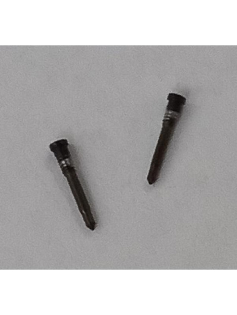 Set de 2 tornillos inferiores azules para iPhone 17 A3258 calidad premium