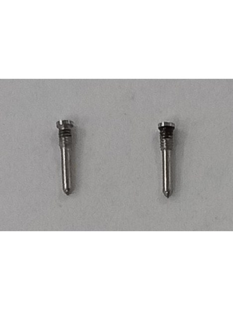 Set de 2 tornillos inferiores morados para iPhone 17 A3258 calidad premium
