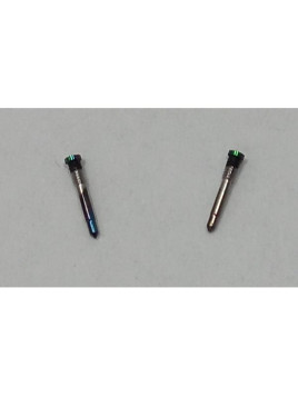 Set de 2 tornillos inferiores naranjas para iPhone 17 Pro A3256 iPhone 17 Pro Max A3257 calidad premium