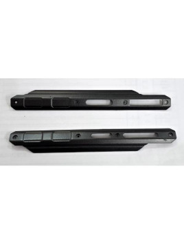 Set de 2 embellecedores negros para Doogee Fire 5 Pro calidad premium