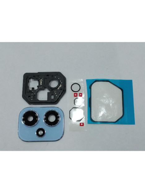 Cristal de camara para Honor 400 con cubierta azul calidad premium