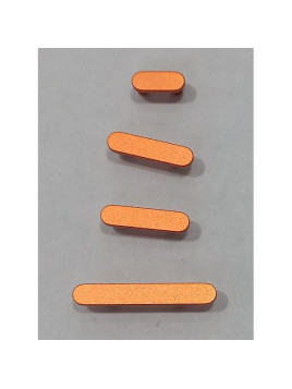 Set de botones laterales naranja para iPhone 17 Pro A3256 iPhone 17 Pro Max A3257 calidad premium