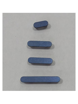 Set de botones laterales azules para iPhone 17 Pro A3256 iPhone 17 Pro Max A3257 calidad premium