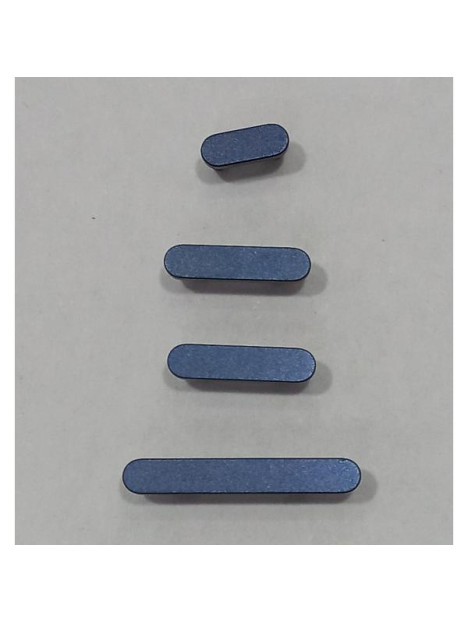 Set de botones laterales azules para iPhone 17 Pro A3256 iPhone 17 Pro Max A3257 calidad premium