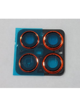 Marco de camara naranja para Motorola Edge 70 5G calidad premium