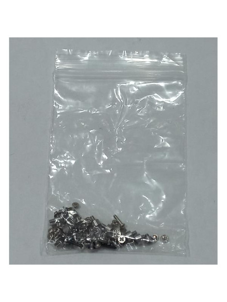 Set de tornillos negros para iPhone 16e A3212 A3409 A3410 A3408 calidad premium