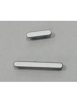 Set de botones blancos para Samsung Galaxy A56 A566 calidad premium