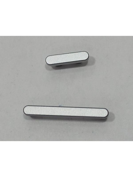 Set de botones blancos para Samsung Galaxy A56 A566 calidad premium