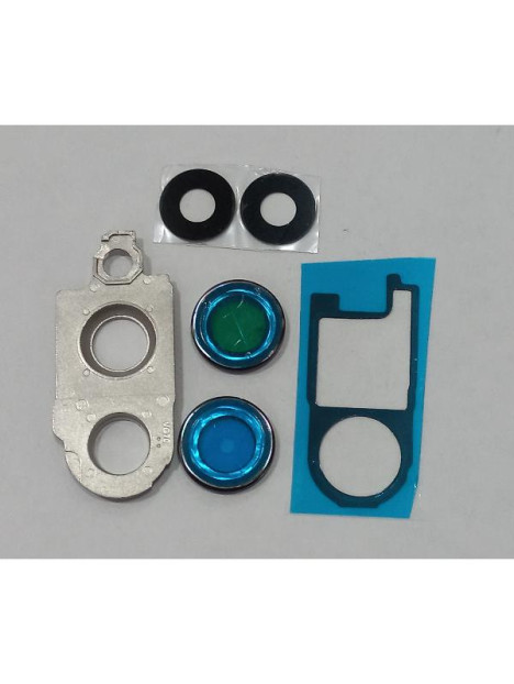 Cristal de camara para Samsung Galaxy Z Flip 7 F766 con cubierta negra calidad premium