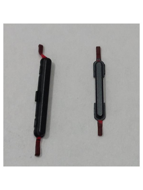 Set de botones laterales negros para Honor X6C calidad premium