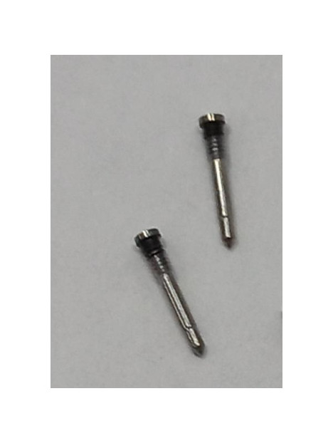Set de 2 tornillos inferiores platas para iPhone 17 Pro A3256 iPhone 17 Pro Max A3257 calidad premium