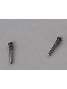 Set de 2 tornillos inferiores blancos para iPhone 17 A3258 calidad premium