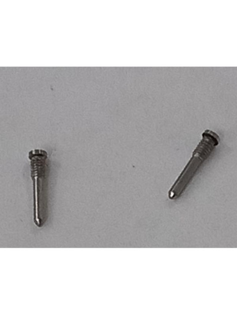 Set de 2 tornillos inferiores blancos para iPhone 17 A3258 calidad premium