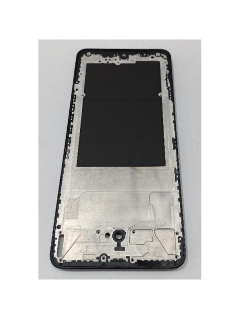 Carcasa o marco frontal negro para Oppo Reno 12 F 4G CPH2687