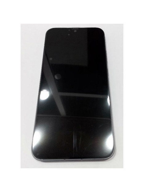 Pantalla para Oppo Reno 14 5G mas tactil negro con marco negro compatible TFT