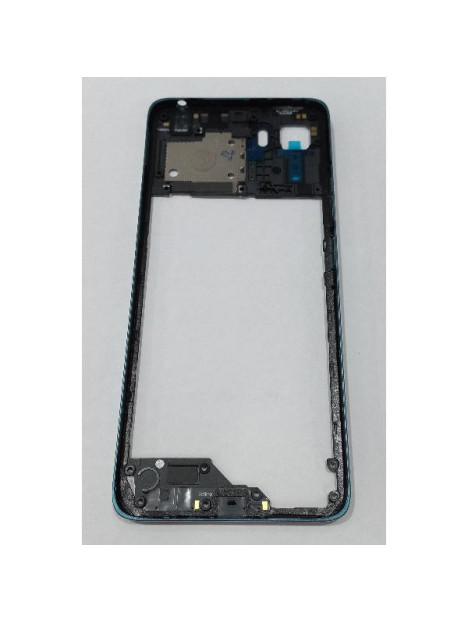 Carcasa o marco central azul oscuro para Motorola Moto G06 Motorola Moto G06 Power