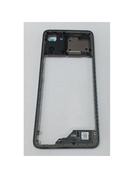 Carcasa o marco central azul oscuro para Motorola Moto G06 Motorola Moto G06 Power