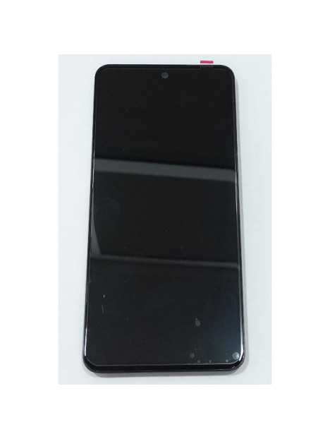 Pantalla para Realme 14 5G mas tactil negro con marco negro calidad premium