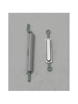 Set de botones laterales platas para Honor 400 Smart 5G calidad premium