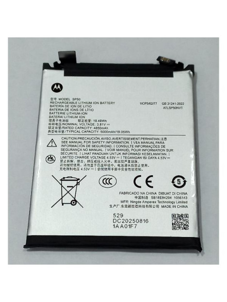 Bateria SP50 5000mAh para Motorola Edge 60 Neo SB18E84294 Service Pack