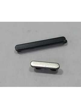 Set de botones laterales grises para Honor 400 Lite 5G calidad premium