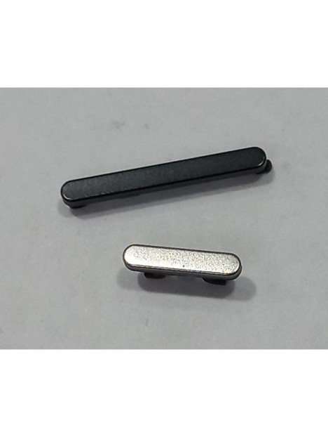 Set de botones laterales grises para Honor 400 Lite 5G calidad premium