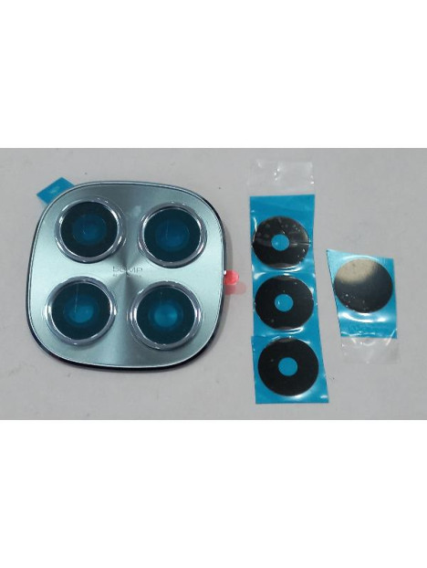 Cristal de camara para Xiaomi Redmi Note 15 5G con marco verde calidad premium