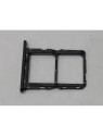 Soporte o bandeja sim negra Dual sim para ZTE Blade A75 5G calidad premium