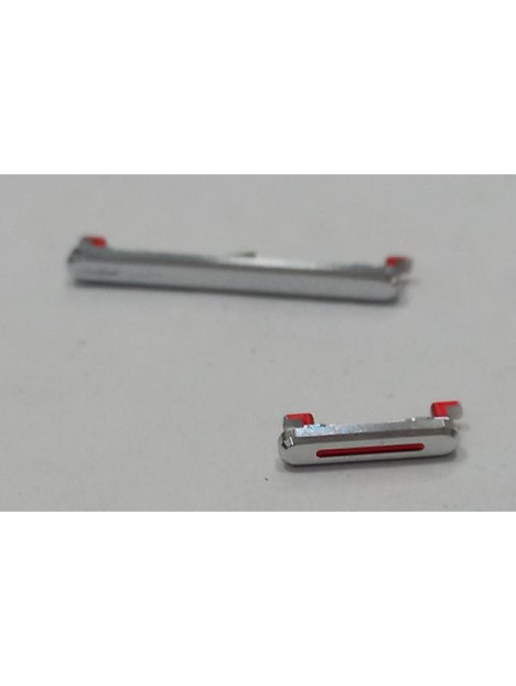 Set de botones laterales blancos para Huawei Nova 13 Pro calidad premium