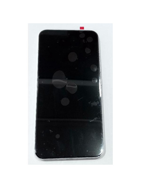Pantalla para Xiaomi 13 mas tactil negro con marco plata compatible Oled