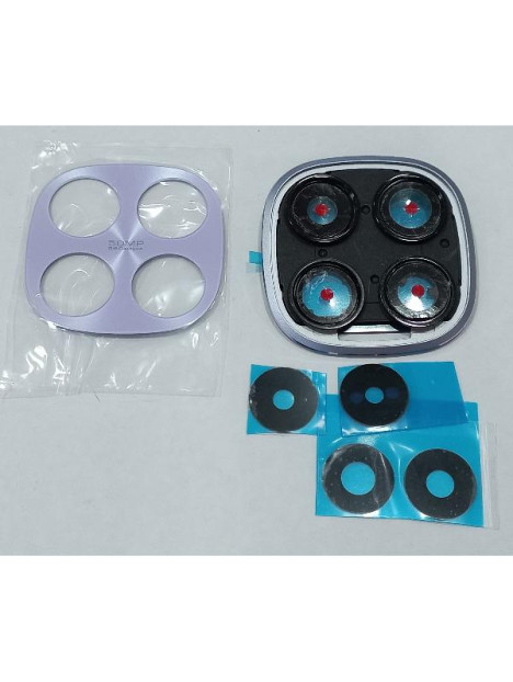 Cristal de camara para Xiaomi Redmi Note 15 Pro Plus con cubierta morada calidad premium