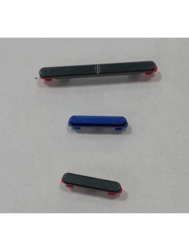 Set de 3 botones laterales grises para Motorola Edge 70 5G calidad premium