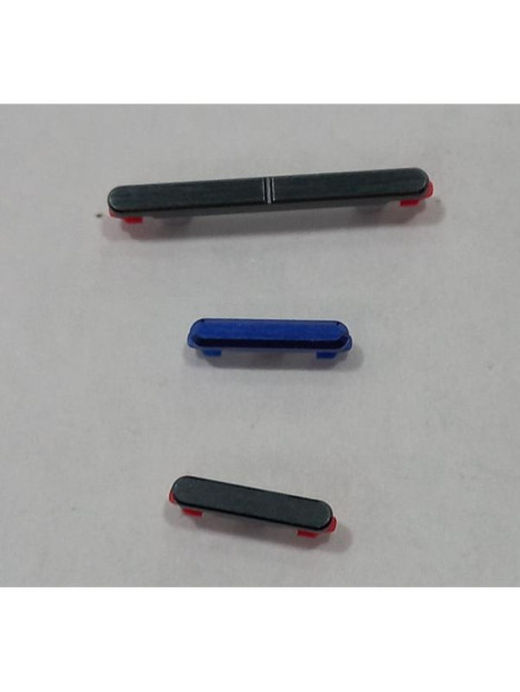 Set de 3 botones laterales grises para Motorola Edge 70 5G calidad premium