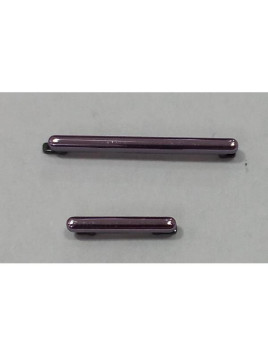 Set de 2 botones laterales morados para Honor Magic 7 Lite 5G calidad premium